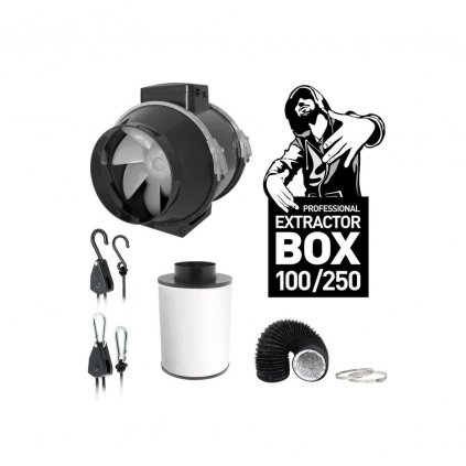 42189 trafika kit extractor 100 mm 250 m3 h kompletni set ventilace