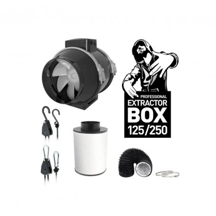 42192 trafika kit extractor 125 mm 250 m3 h kompletni set ventilace