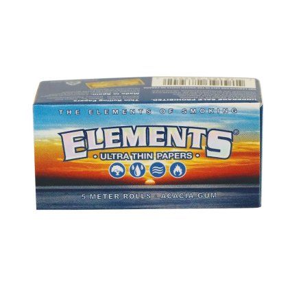 Elements Rolls rolling papers King Size Slim 5m (Option 1ks)