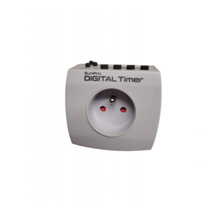 SunPro Digital SEC Timer - digital switching clock for socket