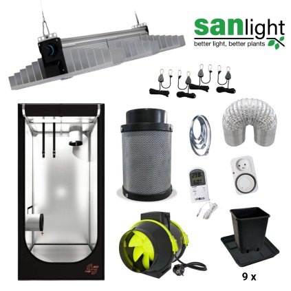 LED Set SANlight EVO 3 80 200W 80x80x180cm Max Quality