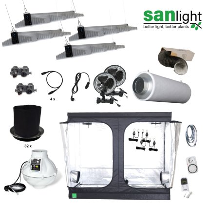 LED Set Sanlight 4xEVO 4 120 265W 240x120x200cm KOPIE 2 Max Quality