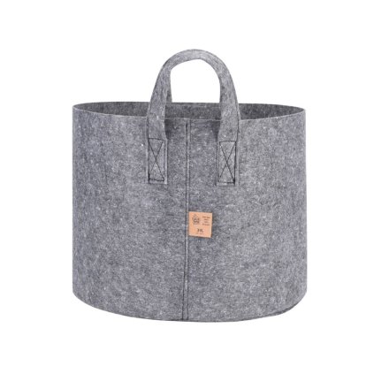 47709 dirt bag grey textilni kvetinac 39l
