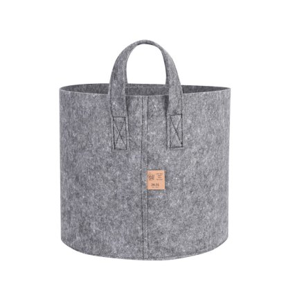 49332 dirt bag grey textilni kvetinac 26 5l
