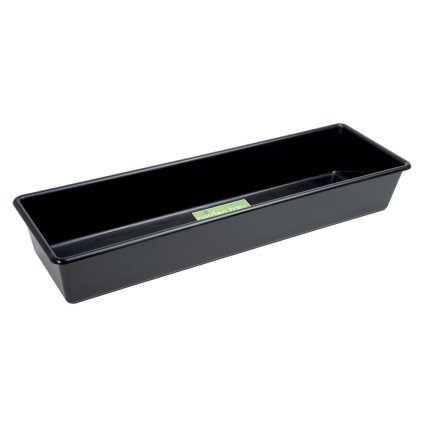 Garland plastic tray Rectangular Tray Black 80x25x12 cm