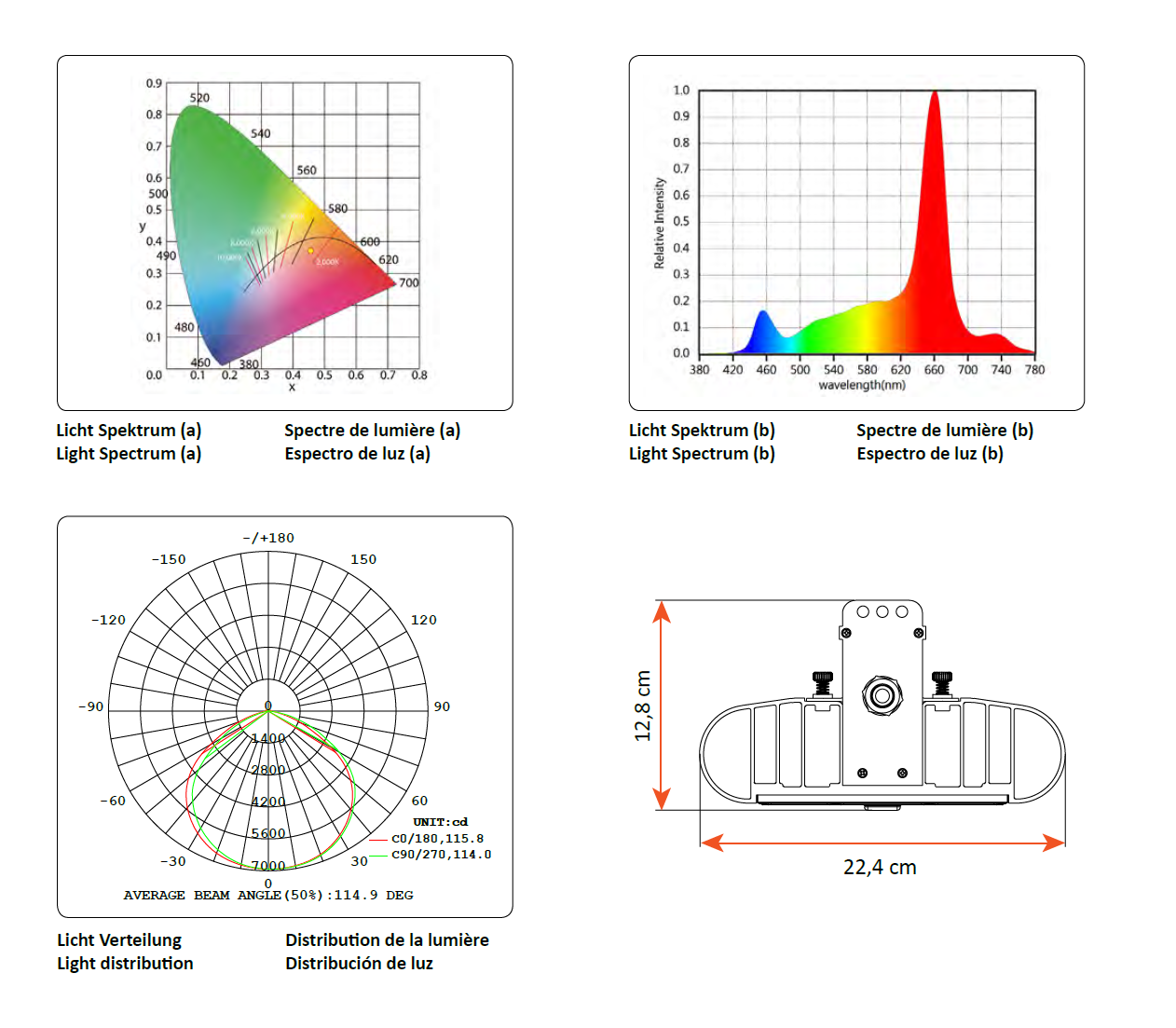 Lucilu Shuttle 6 Manual Light spectrum