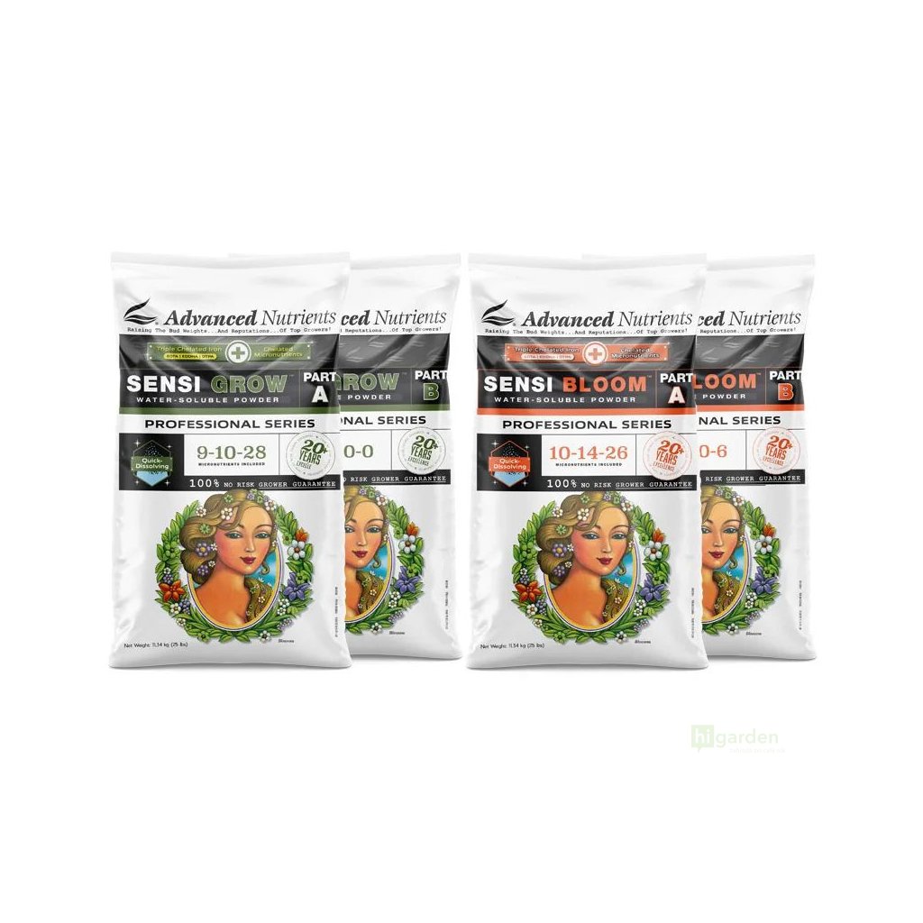 Advanced Nutrients WSP Sensi Bloom A+B Pro 11.34 kg - higarden.eu