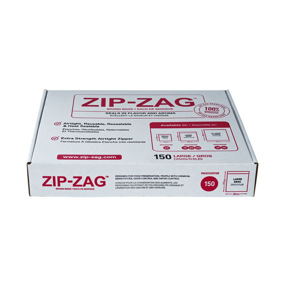 33084 1 zip zag sacek large 27x28cm 250 g 50 ks