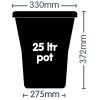 22894 2 autopot 25ltr xl pot