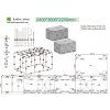 24199 budbox pro titan ii hl 360x240x220cm bily