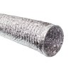 GAS ALU Silver 100mm ventilation pipe (Size box 5m)