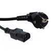 Power cable with EU socket 2 m - IEC female