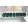 Garland plastic Mini Seed Tray with drainage 17x10x5cm (Colour Black)