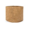 UGro Jute Round - Textile jute flower pot round (Volume 16L - 30x24cm)