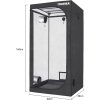 42177 trafika growtent 80 80x80x160 cm