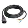 Power cable for a reflector, length 2m, IEC plug (male)