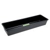 Garland plastic tray Rectangular Tray Black 80x25x12 cm