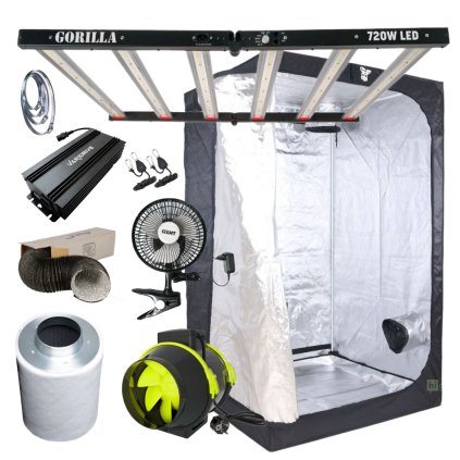 LED Zestaw 720w Maxibright 120x120x200cm Maksymalna Jakość