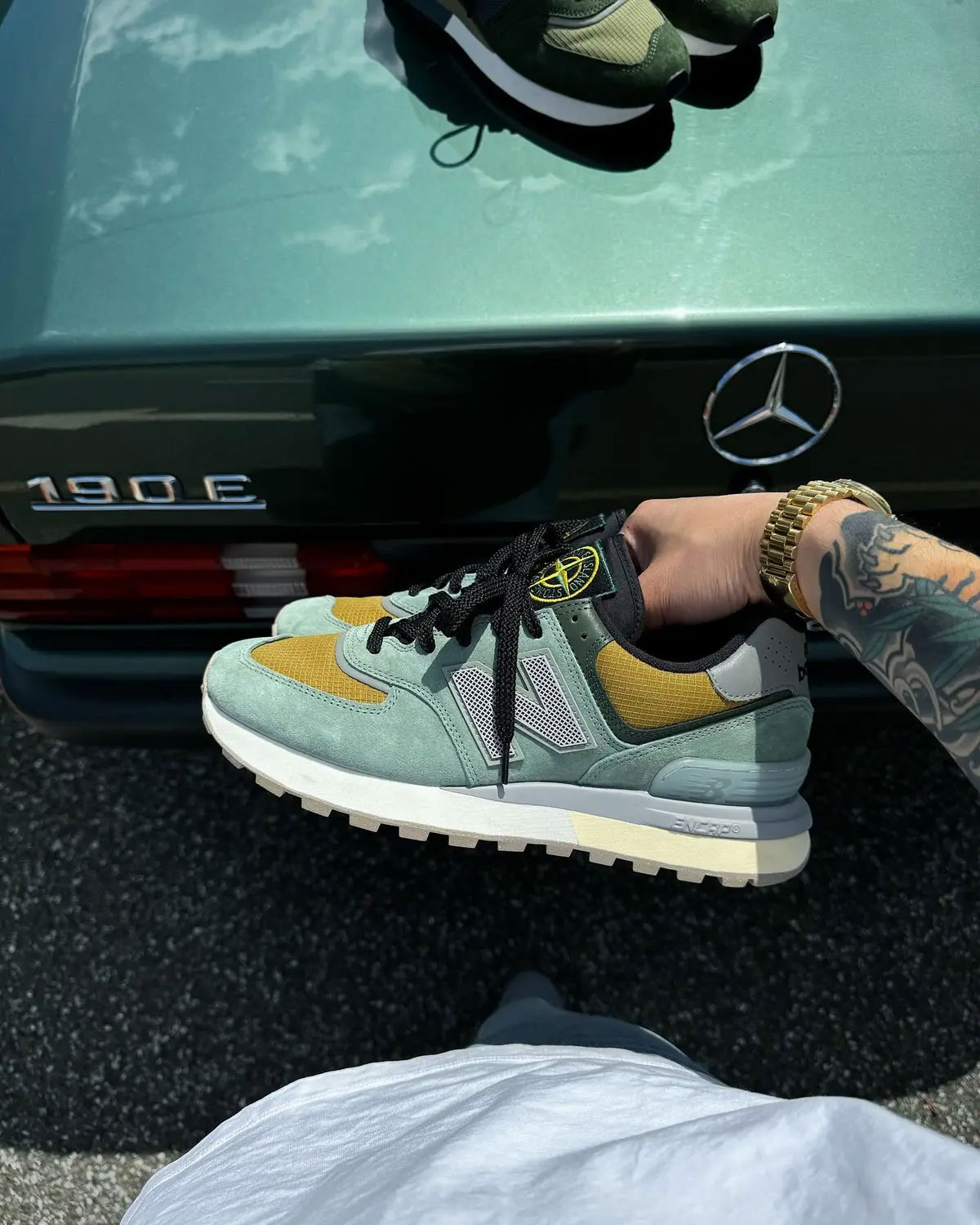 Stone Island x New Balance 574 Legacy: Stylová revoluce ve dvou tónech zelené