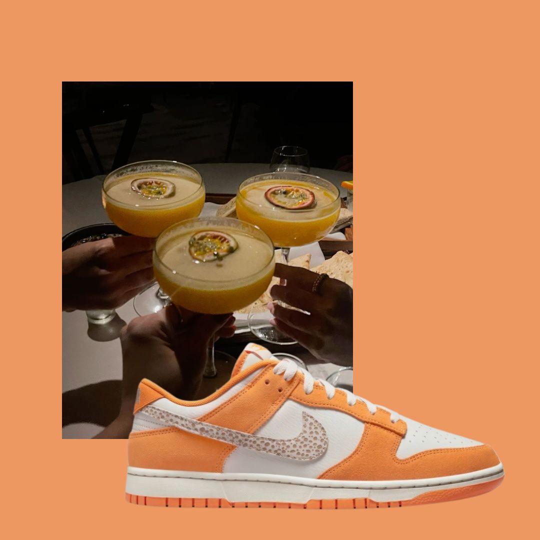 Nike Dunk Low AS Safari Swoosh Kumquat