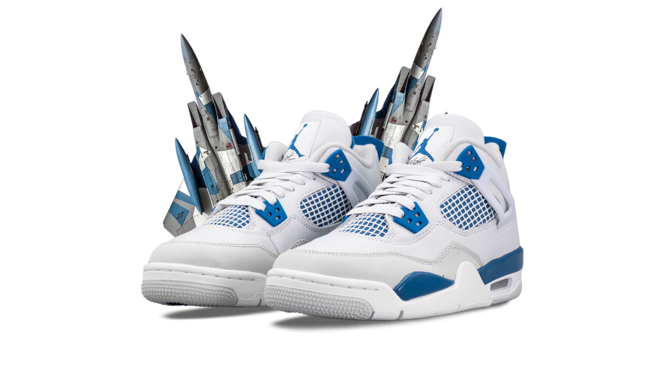 vyhraj Jordan 4 Military Blue zadarmo