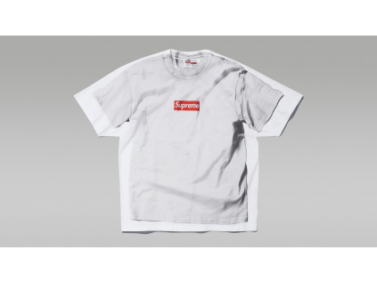 Supreme MM6 Maison Margiela Box Logo Tee White 1