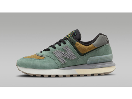 new balance 574 legacy stone island light green 1