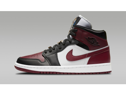 jordan 1 mid se black dark beetroot w 1