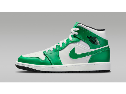 Air Jordan 1 Mid Lucky Green 1