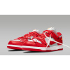 nike dunk low off white university red 2