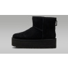 ugg classic mini platform boot black 1