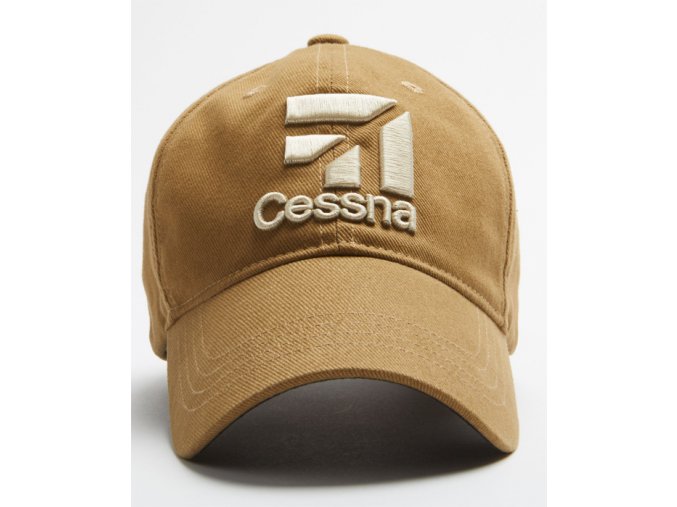 Cessna cap brown