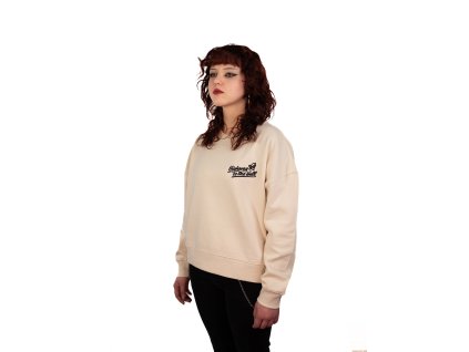 Highway to the Bell-Alma – Signature sweatshirt / Embroidered Edition – Natural raw