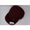Snapback Highway to the Bell - zapínání vzadu, vínová barva