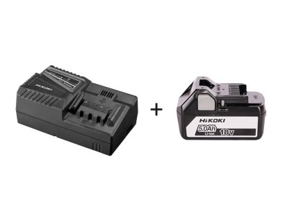 HiKOKI nabíječka UC18YFSL + 1x baterie BSL1850