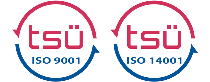Certifikát systému manažérstva ISO 9001, ISO 14001