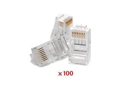 DS-1M5EUA-15U(O-STD)/100PCS - konektor RJ45, Cat.5e (100ks)