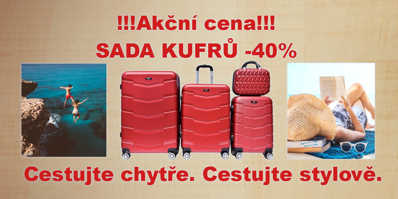 Akce kufry -40%