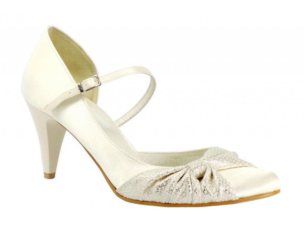 Hilby AN 579 Ecru/gold pepitko