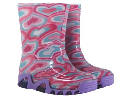 Holínky Demar Stormic Print K 0026-0027 Velká Srdce