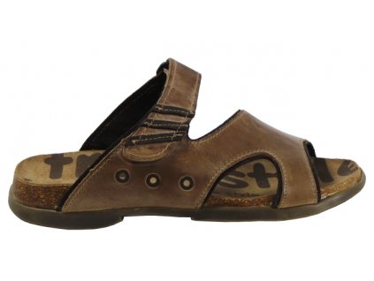 Pantofle STEEL 259-92-W6 Brown