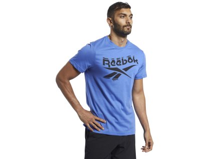 Reebok FK6035 GS Branded Crew Tee Blue