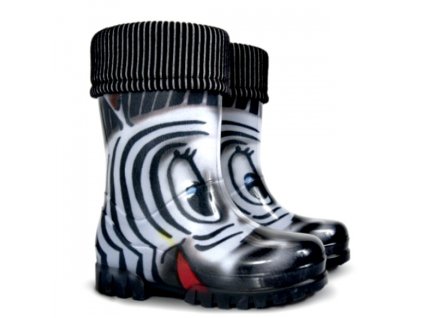 Holínky Demar Twist Lux Print S 0038-0039 Zebra