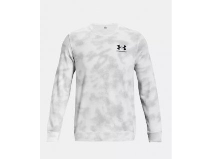 UNDER ARMOUR Rival Terry Nov Crew-WHT 1377186-100