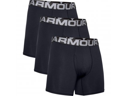 UA Charged Cotton 6in 3 Pack-Black-pánské boxerky 1363617-001