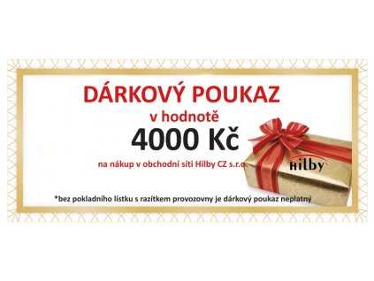 poukaz 4000,