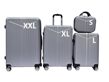 Hilby kufr XHA 254 Silver