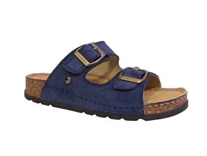 Pantofle Hilby 0171 Navy Velvet