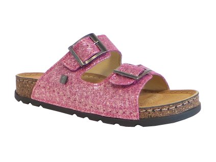 Pantofle Hilby 0171 Pink/Silver/New