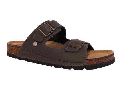 Pantofle Hilby 0171/M Grey Pull Up/Pánské